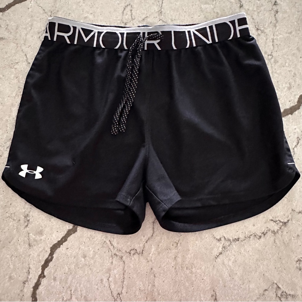 Under Armour Kids Black Athletic Shorts